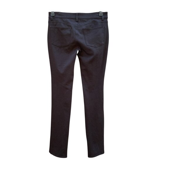 Ann Taylor Jet Black "Pajama Fabric (Stretchy) Jeans" Womens Size 6 - Picture 2 of 9